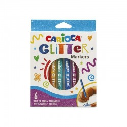ΜΑΡΚΑΔΟΡΟΙ CARIOCA GLITTER/06 42190 ΜΑΡΚΑΔΟΡΟΙ CARIOCA GLITTER/06 42190